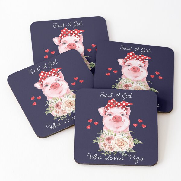 Item preview, Cute Just A Girl Who Loves Pigs  designed and sold by Anushka-art.