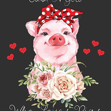 Pig Coffee Mug Just A Girl Who Loves Pigs Floral Design Cute Pig