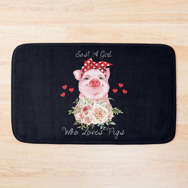 Item preview, Cute Just A Girl Who Loves Pigs  designed and sold by Anushka-art.