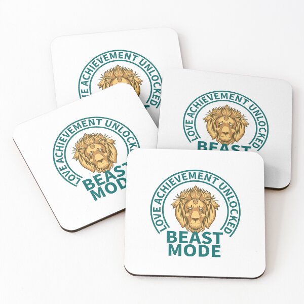 Item preview, Logro de amor desbloqueado: modo bestia designed and sold by TFUmerchandise.