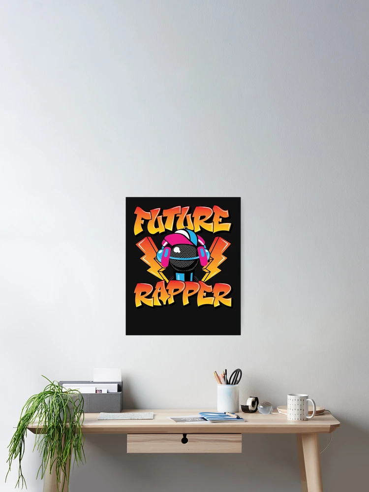 Thumbnail 2 of 3, Poster, Future Rapper designed and sold by jaygo.