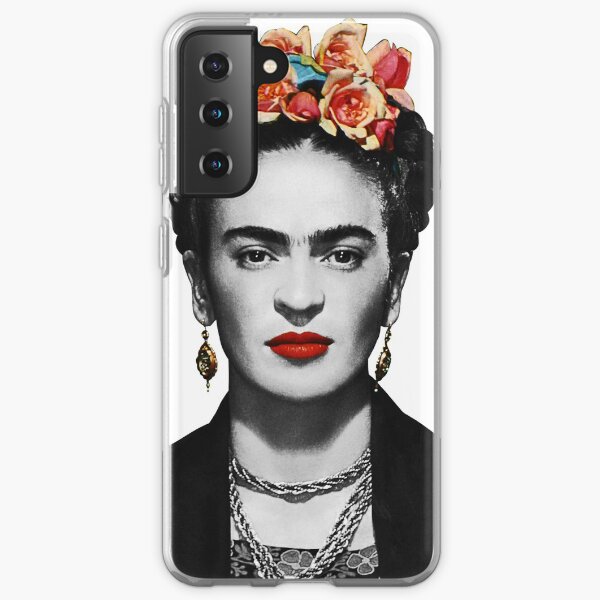 Frida Kahlo Portrait Black And White Samsung Galaxy Soft Case