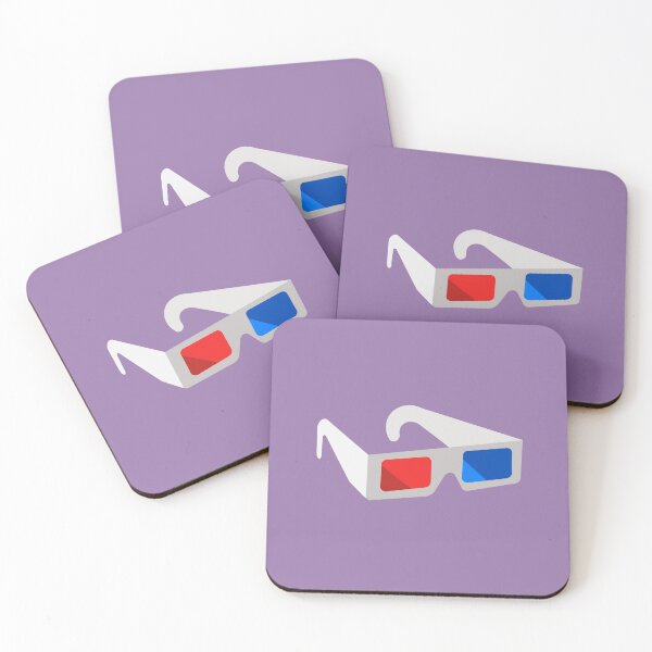 3-D Coasters (Set of 4)