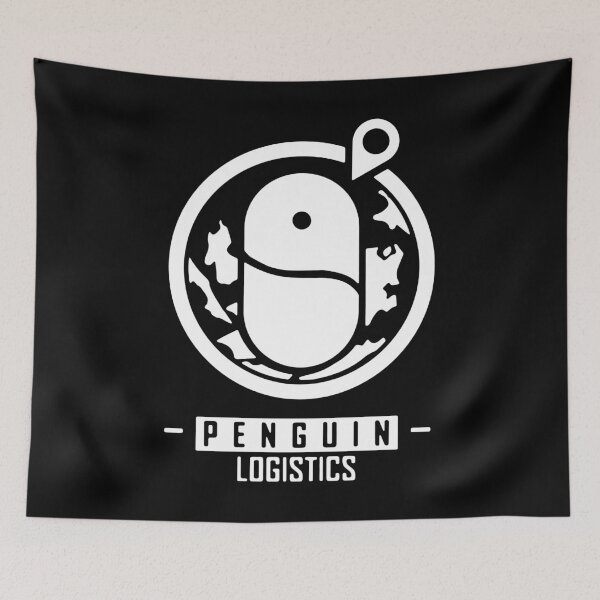 Item preview, Arknights - Penguin Logistics Logo (white) designed and sold by ASTlogo.
