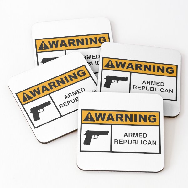 Item preview, WARNING Armed Republican  designed and sold by Frugal-Fox.