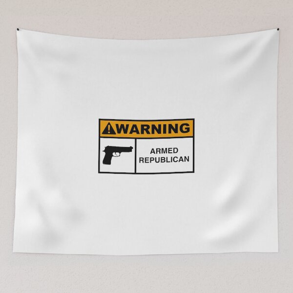 Item preview, WARNING Armed Republican  designed and sold by Frugal-Fox.