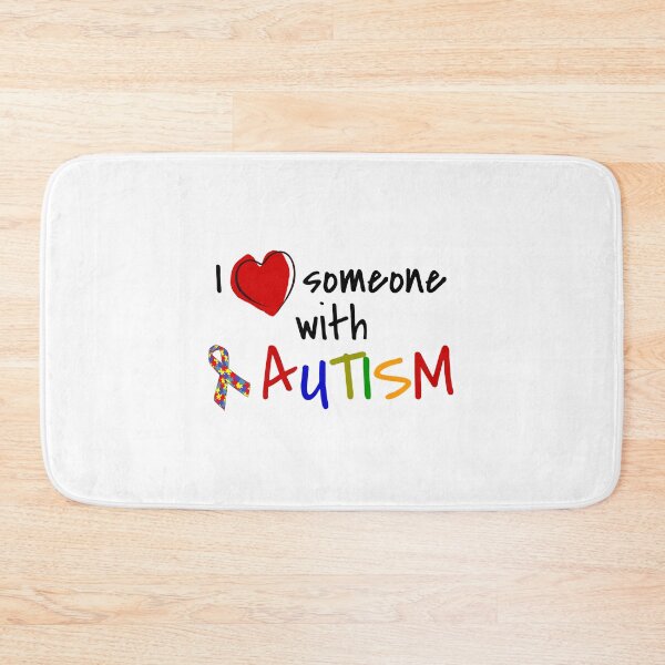 Item preview, I Love Someone With Autism Heart Autistic Awareness Disability designed and sold by Frugal-Fox.