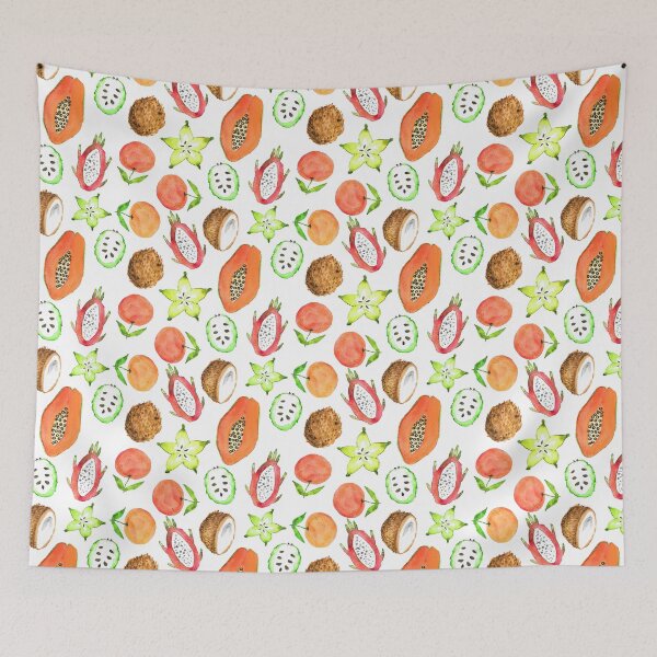 Item preview, Tropical fruits designed and sold by Petit Faon Prints.