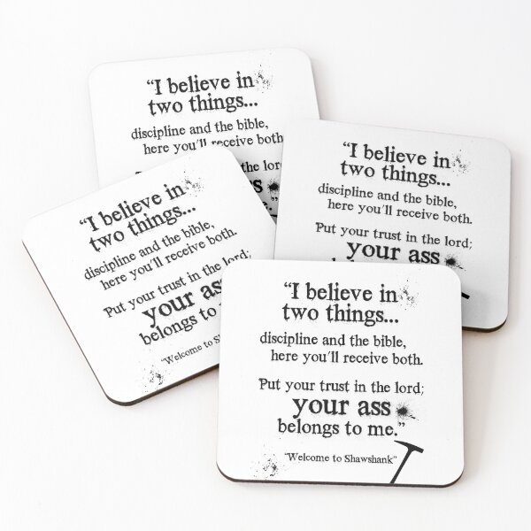 Item preview, Shawshank Redemption Quote designed and sold by digitalknight.