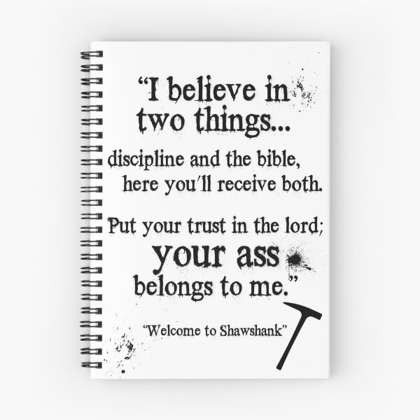 Item preview, Shawshank Redemption Quote designed and sold by digitalknight.