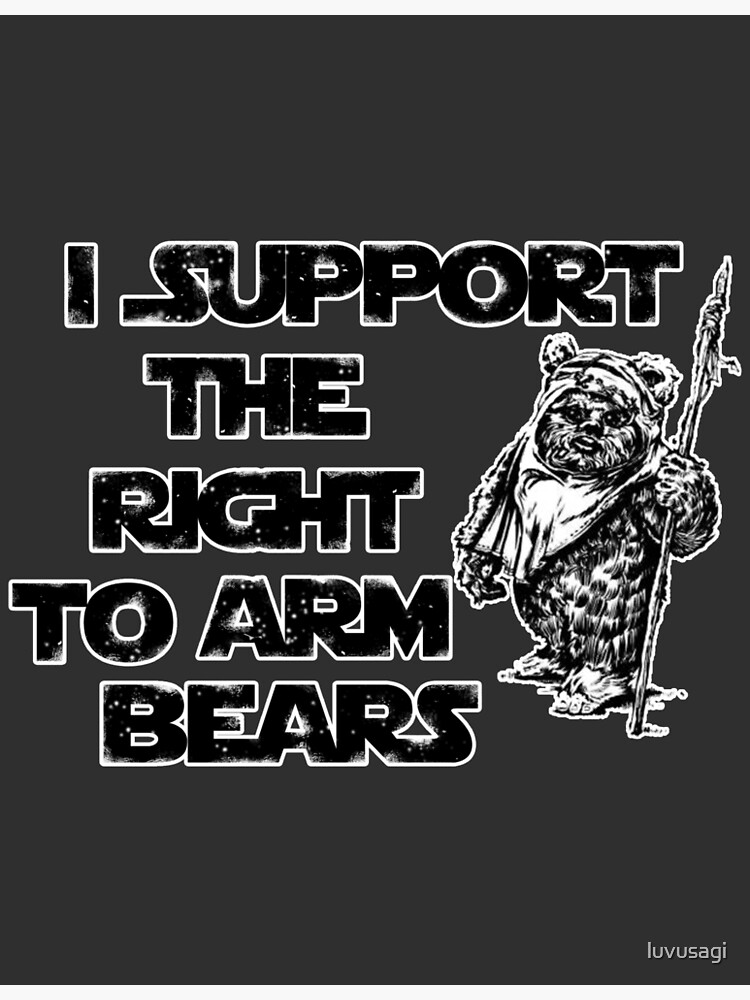 I Support the Right to Arm Bears by luvusagi