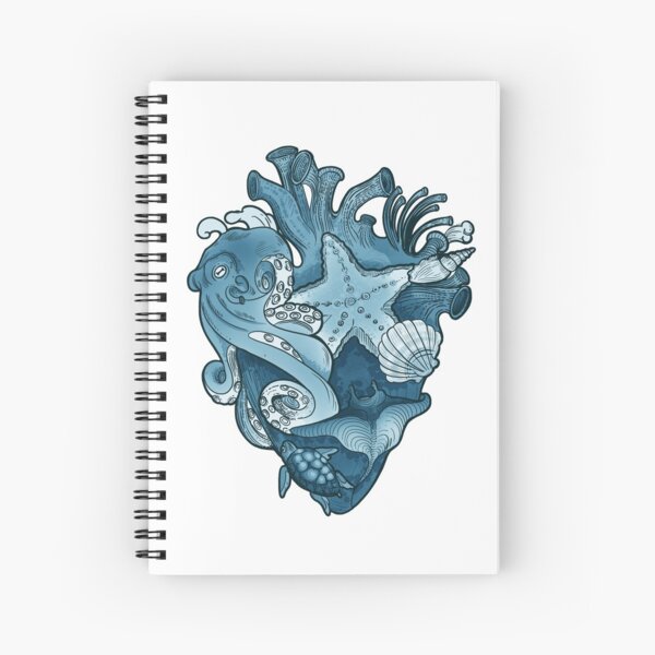 Vista previa del artículo con la obra «Mi corazón pertenece al océano», diseñado y vendido por Salty  Bear.