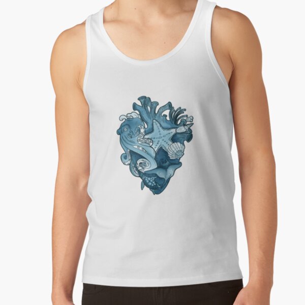 My Heart Belongs To The Ocean Tank Top
