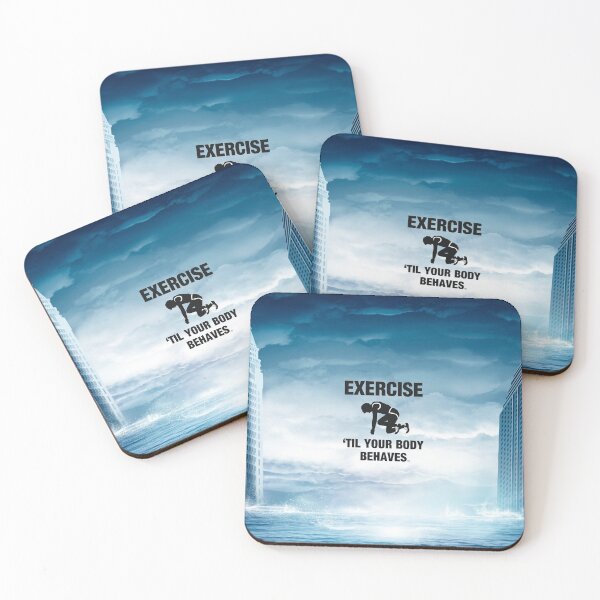 Item preview, Exercise Til Your Body Behaves designed and sold by teepossible.