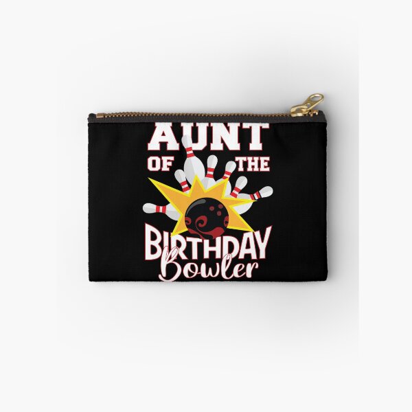 Item preview, Aunt Of The Birthday Bowler Kid Bowling Party design designed and sold by Grabitees.