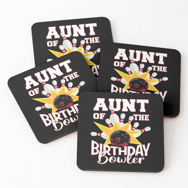 Item preview, Aunt Of The Birthday Bowler Kid Bowling Party design designed and sold by Grabitees.