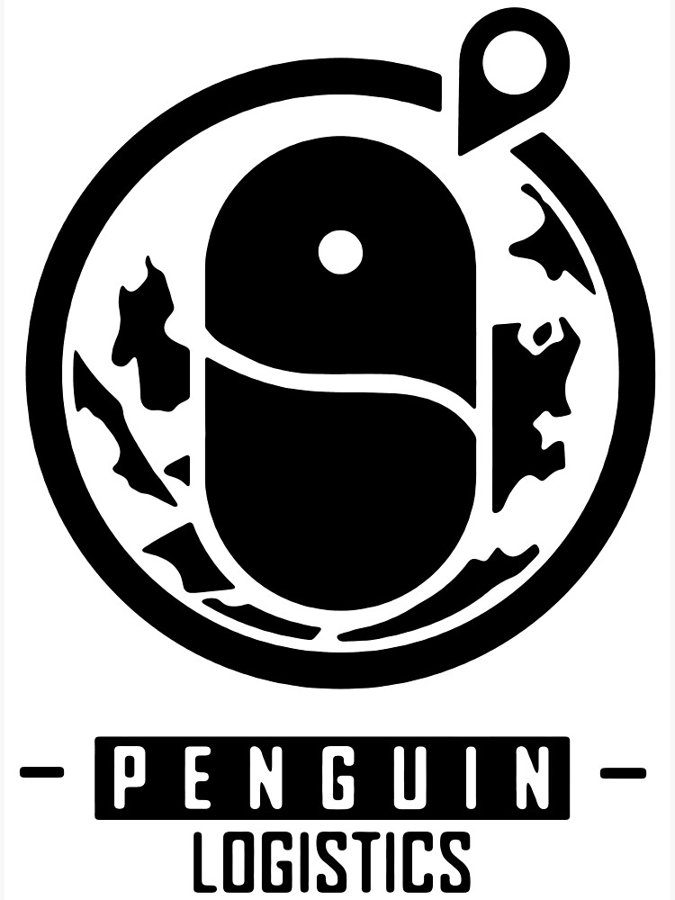 Lámina fotográfica «Arknights - Penguin Logistics Logo (negro - pequeño ...