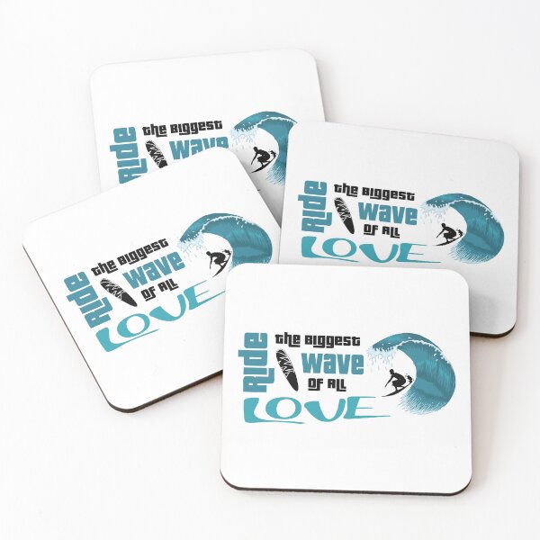 Item preview, Ride the Biggest Wave of All - Love Surfing designed and sold by OmmeDesigns.