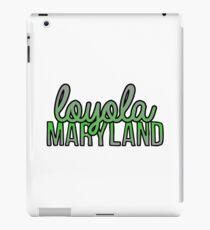 Loyola University Maryland Script iPad Case/Skin