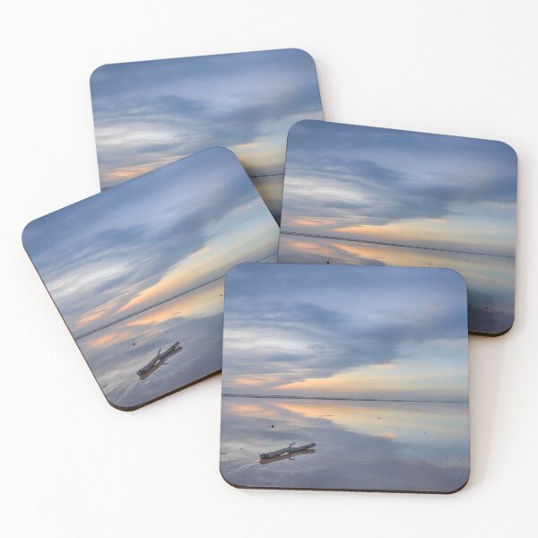 Item preview, Driftwood and cloud reflections at sunset designed and sold by Mark Liebenberg.