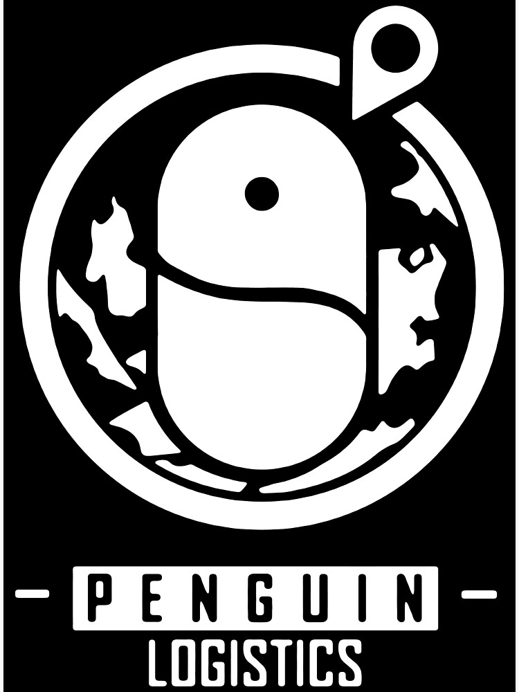 "Arknights - Penguin Logistics Logo (white - small)" Photographic Print