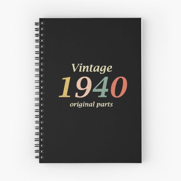 Item preview, Vintage 1940 Original Parts 80th Birthday Gift Grandma Grandpa Party  designed and sold by TastefulTees.