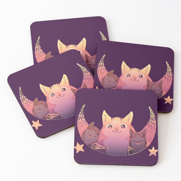 Item preview, Moon cats designed and sold by HanKlaArt.
