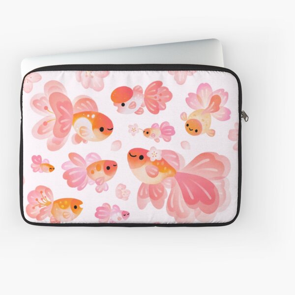 Cherry Blossom Goldfish 2 Funda para portátil