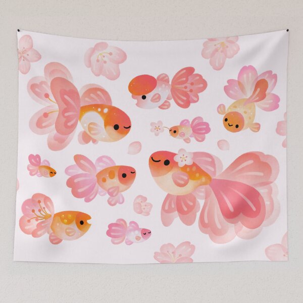 Item preview, Cherry Blossom Goldfish 2 designed and sold by pikaole.