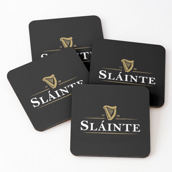 Ireland Slainte Drink Coasters (Set of 4)