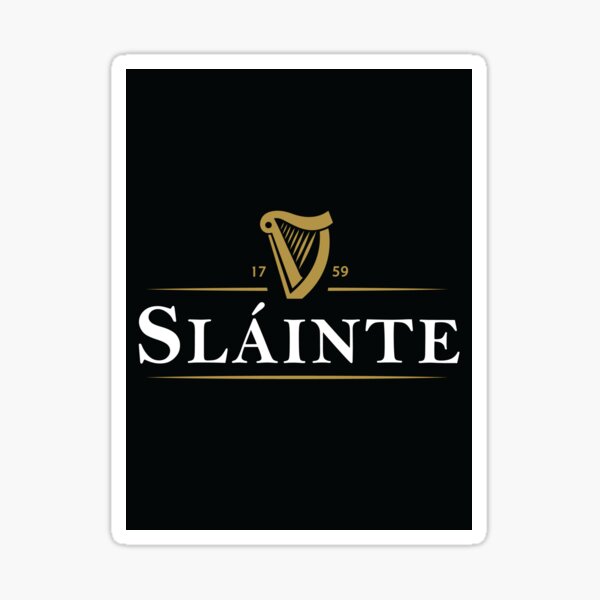 Ireland Slainte Drink Sticker