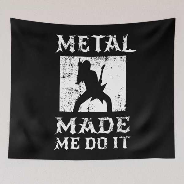 Item preview, Heavy Metal Made Me Do It designed and sold by pixeljamz.