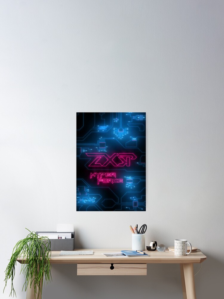 Thumbnail 2 of 3, Poster, ZXSP Hyper Force poster designed and sold by zxspmusic.