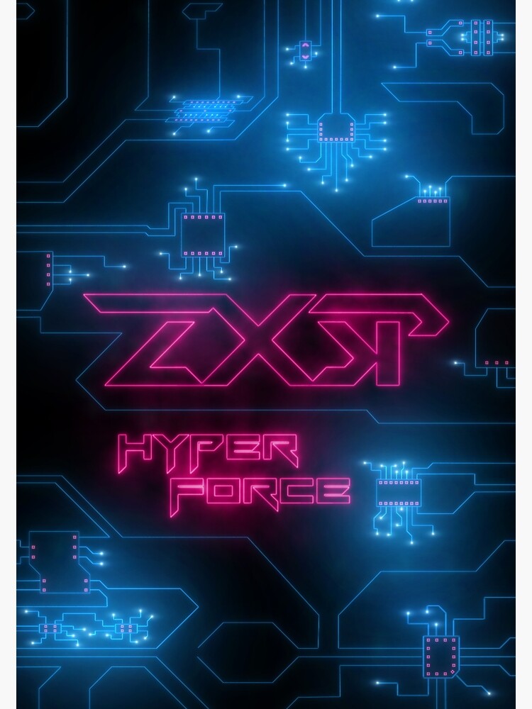 Thumbnail 3 of 3, Poster, ZXSP Hyper Force poster designed and sold by zxspmusic.