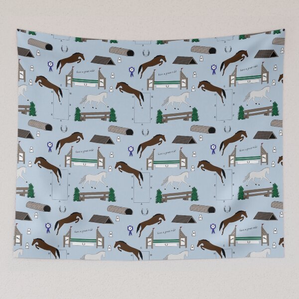 Item preview, Eventing Redoux on Light Blue designed and sold by fireflydaydream.