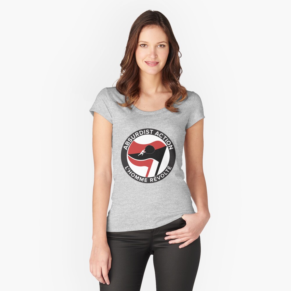 Item preview, Tailliertes Rundhals-Shirt designed and sold by AntiCommodities.