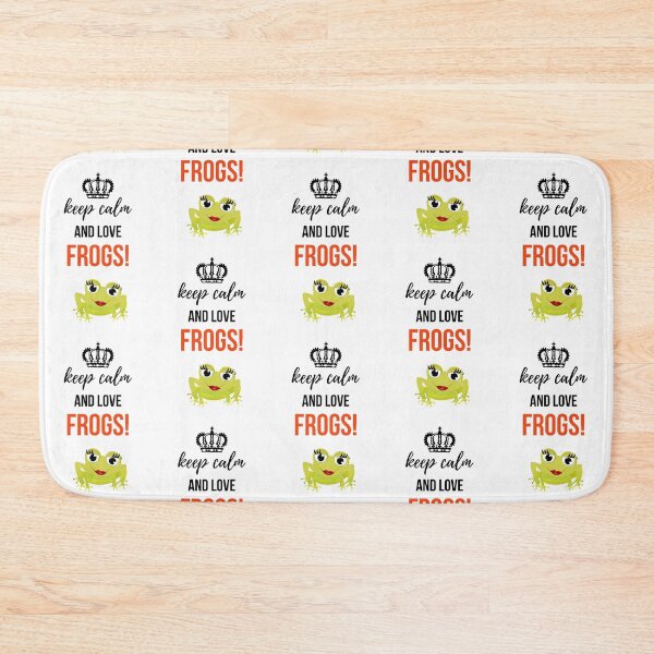Item preview, Keep Calm And Love Frogs! designed and sold by PinkPandaPress.