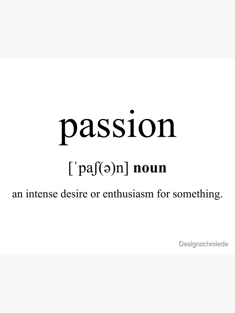 passion-definition-dictionary-collection-poster-by-designschmiede