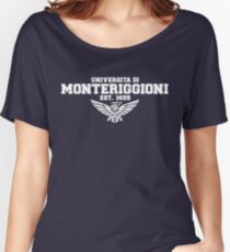 Universita di Monteriggioni (White) Women's Relaxed Fit T-Shirt