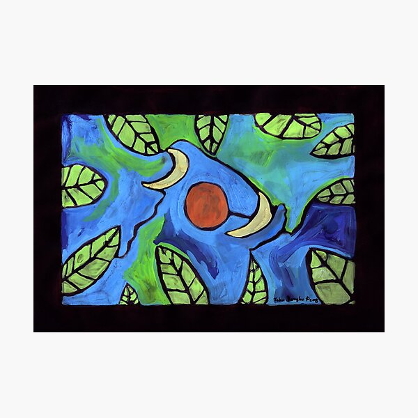 Midnight Garden cycle7 8 Photographic Print