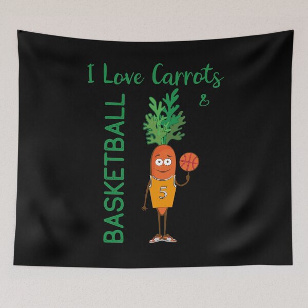 Item preview, Funny Carrot Basketball Player Basketball Lover Fan Vegan Vegetarian Gift designed and sold by FunnySunny T-Shirts.
