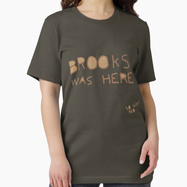 Vista previa del artículo con la obra «Brooks estuvo aquí ... también RED», diseñado y vendido por jannatul96.
