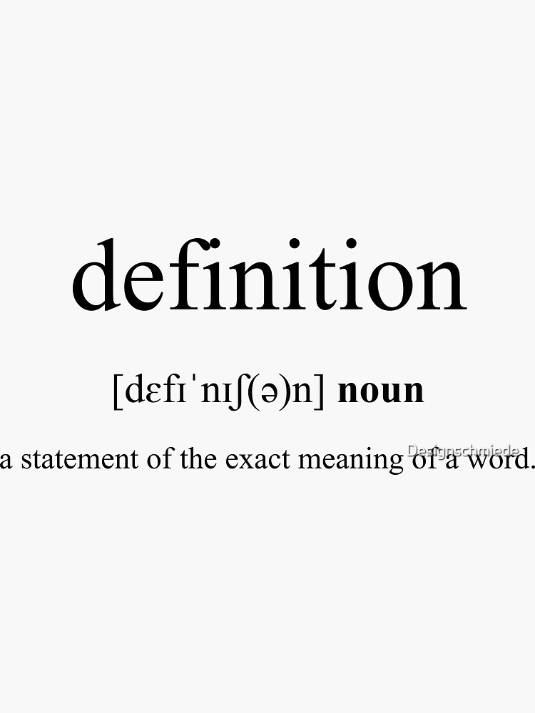 "Definition Definition Dictionary Collection" Sticker for Sale by