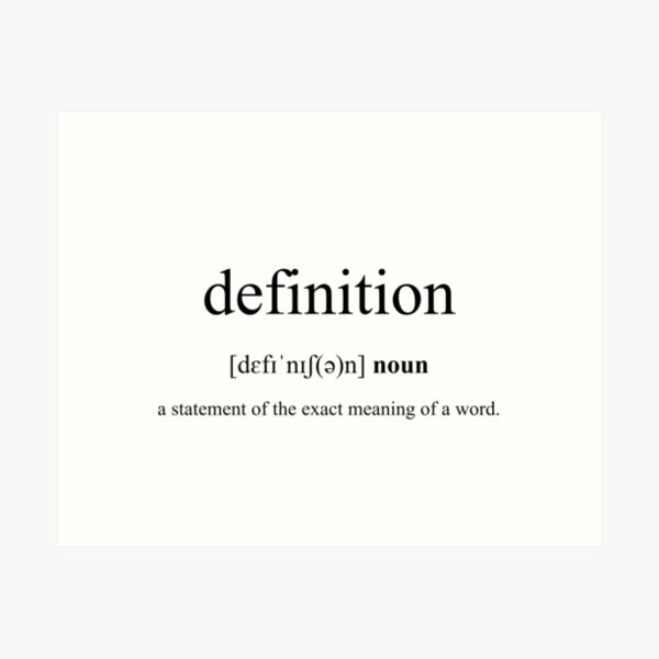 LOL Definition  Dictionary Collection Art Board Print by