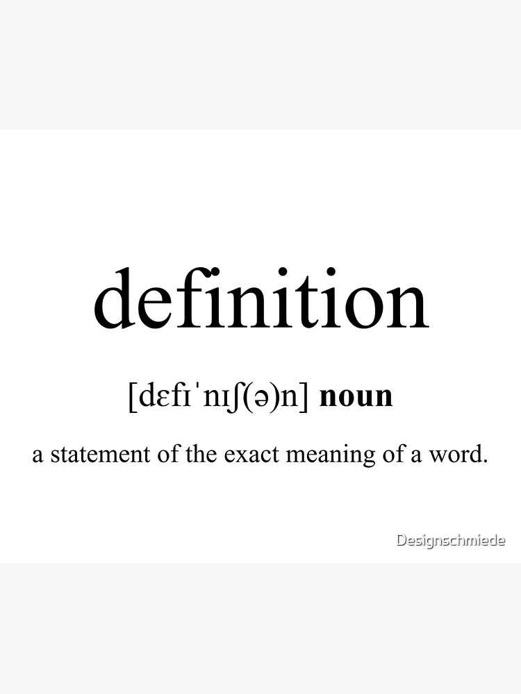 Definition Definition | Dictionary Collection | Art Print
