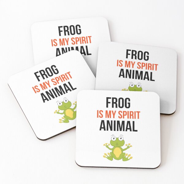 Item preview, Frog Is My Spirit Animal designed and sold by PinkPandaPress.