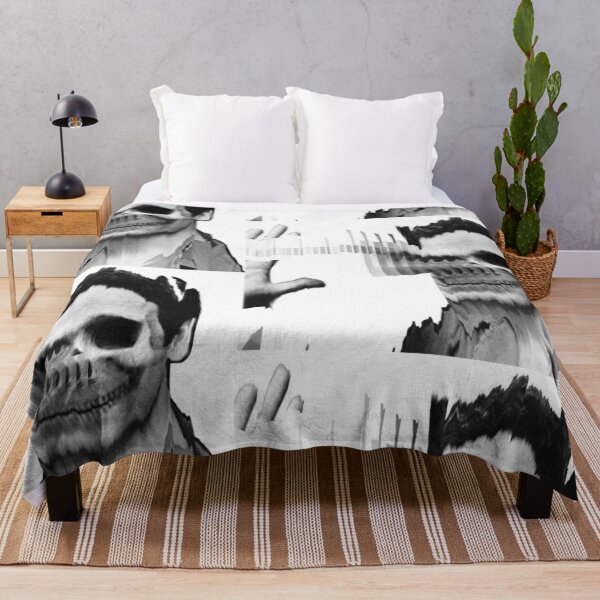 Item preview, Abstract waving skull portrait designed and sold by jdunnz.