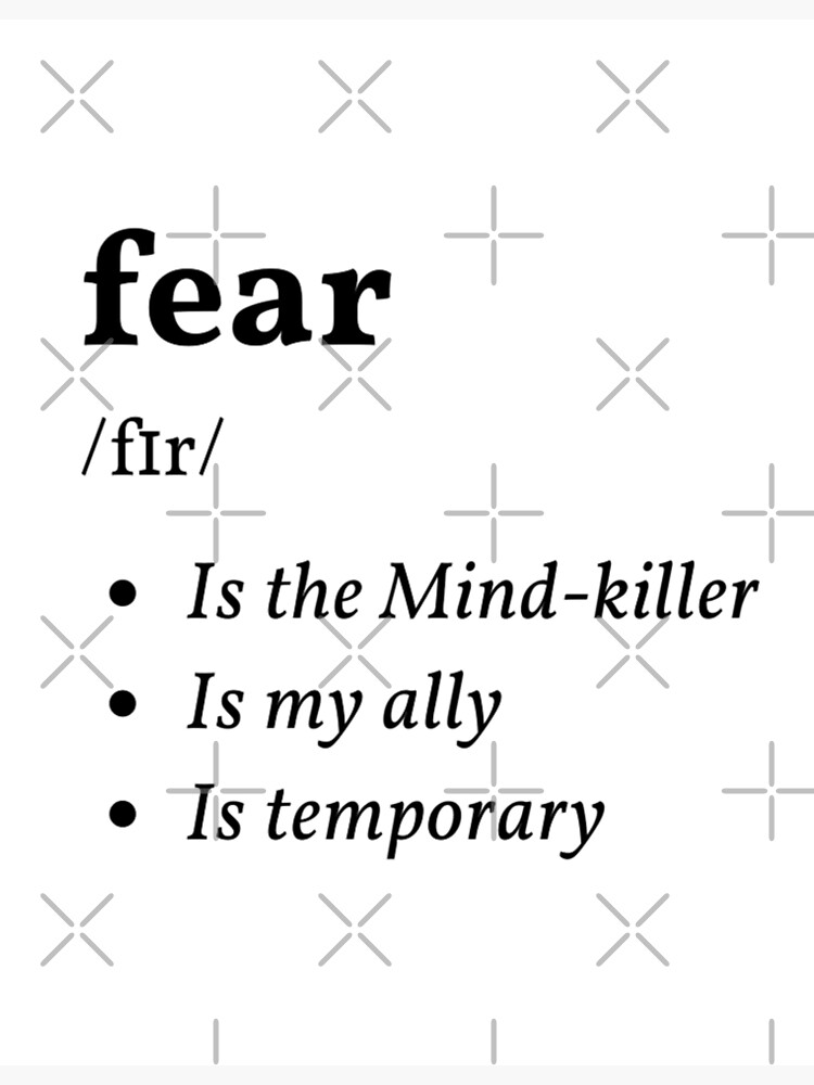 fear-definition-poster-by-freihalt-redbubble