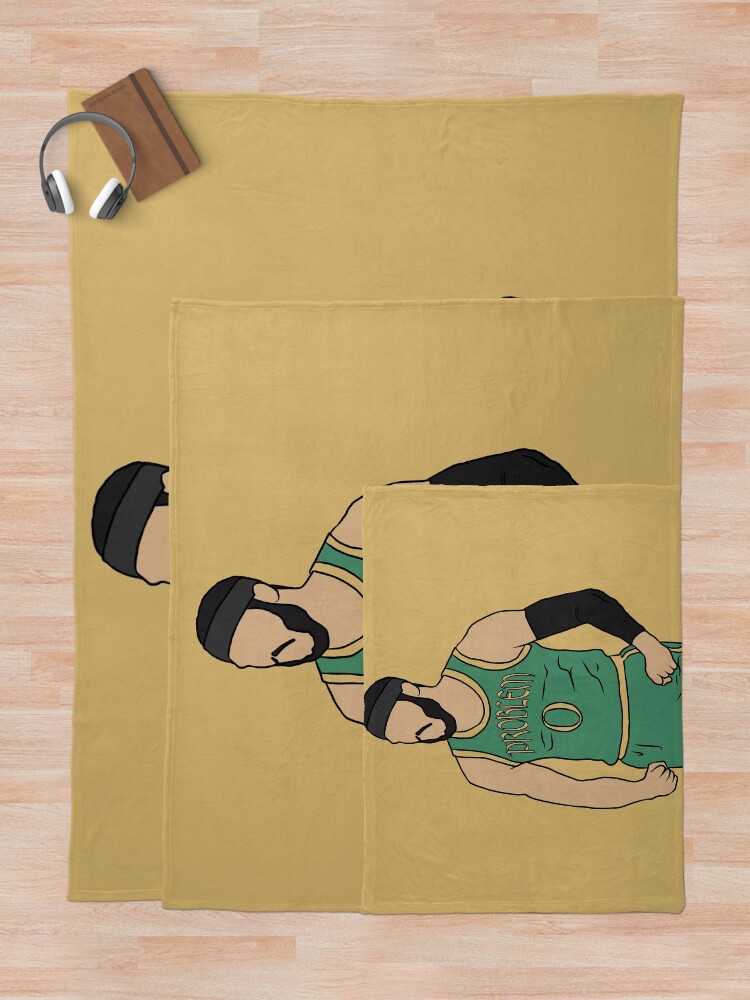 "Jayson Tatum, The Problem" Throw Blanket by RatTrapTees Redbubble
