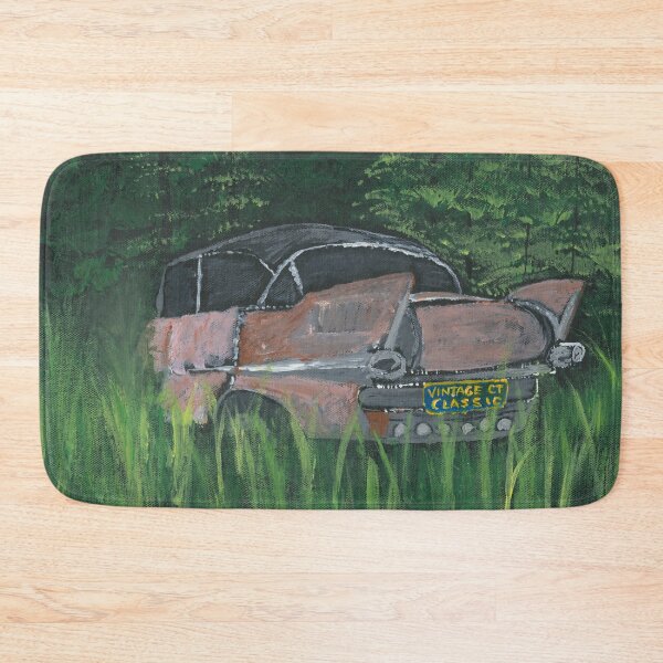 Item preview, Vintage Classic CT Abandoned Car designed and sold by Linda Aschnewitz.
